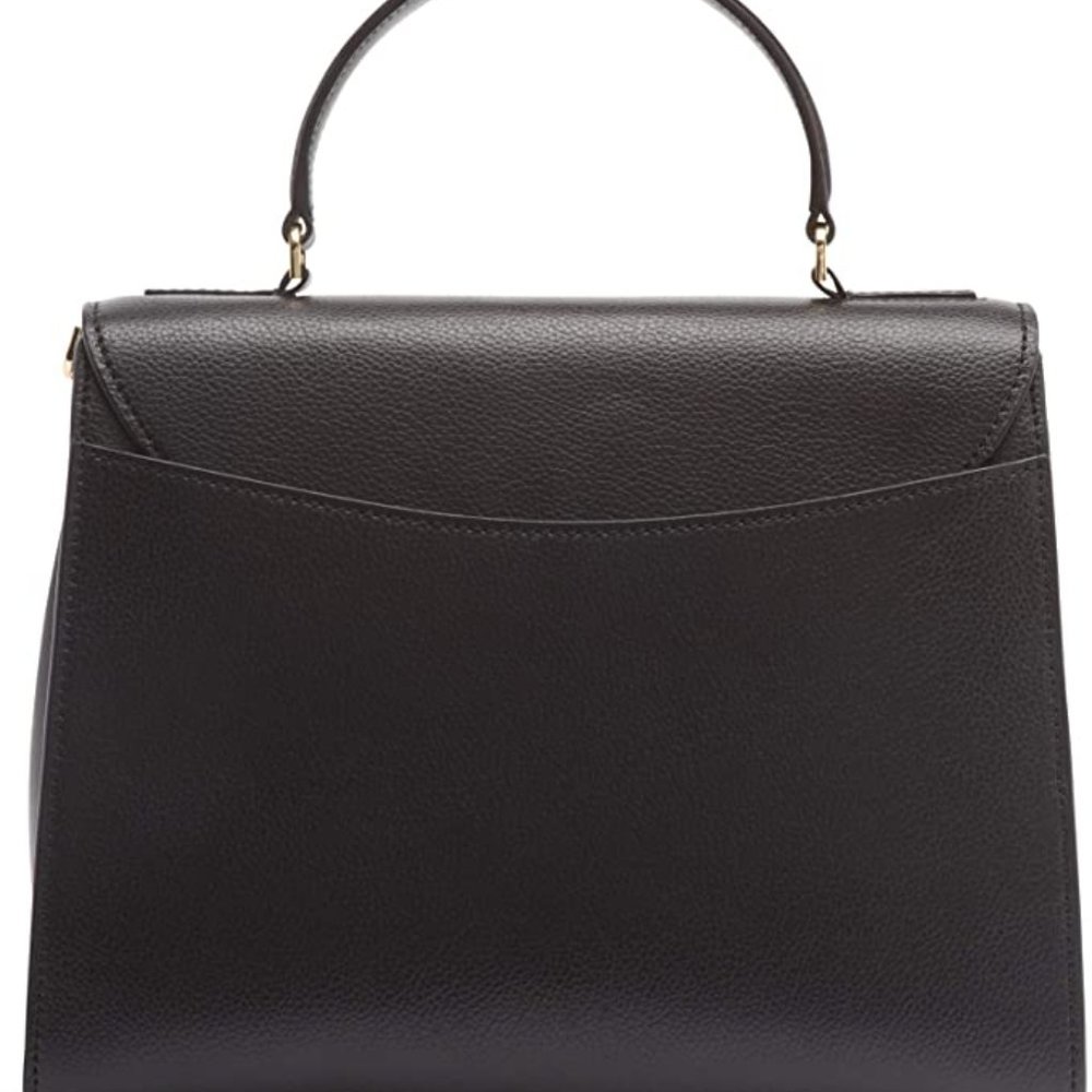 SOLD! Calvin Klein NWT Iris Leather Satchel Handbag - Picture 5 of 10